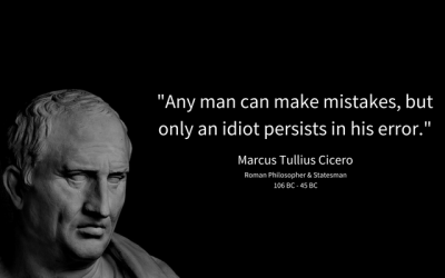 We may learn more from our failures than from our successes – at least if we are in the right mindset