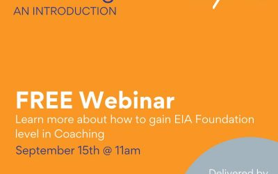 WEBINAR: Coaching with Purpose  – An Introduction