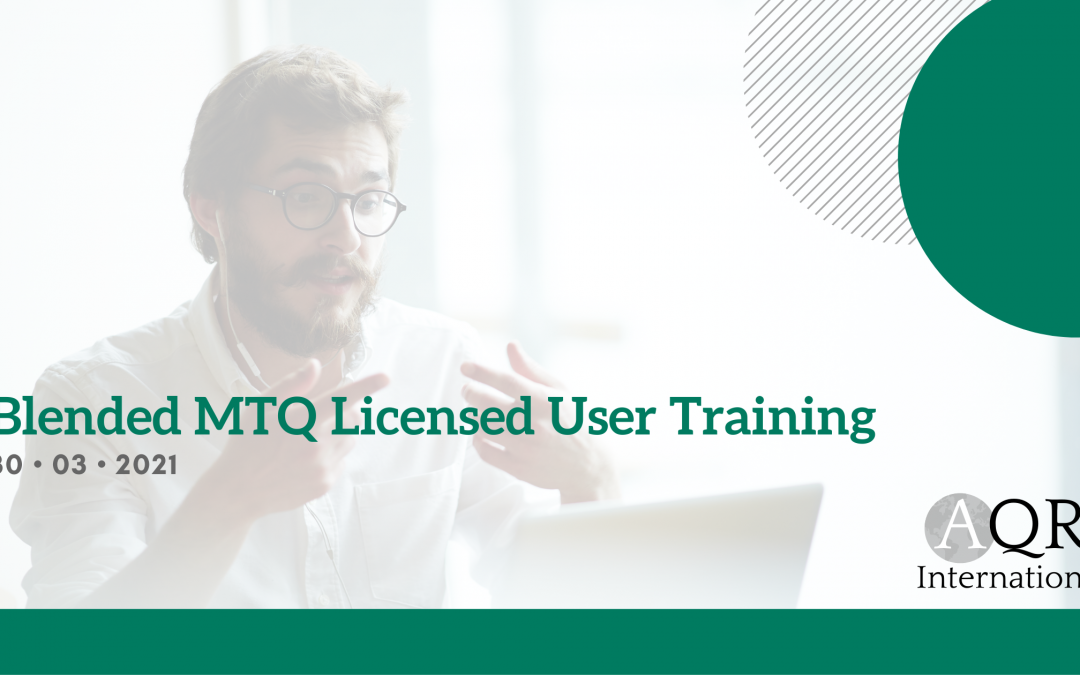 Blended MTQ Licensed User Training