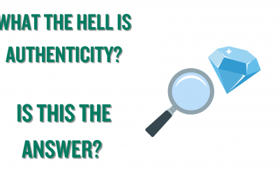 WHAT THE HELL IS AUTHENTICITY? IS THIS THE ANSWER?