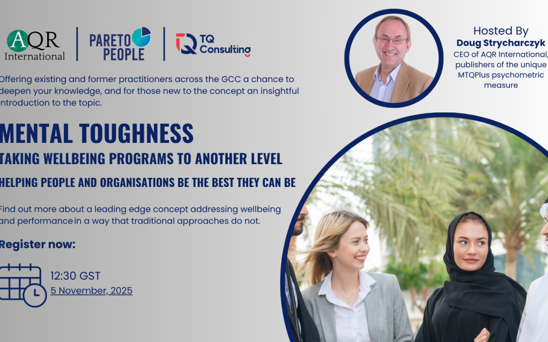 GCC Webinar: Mental Toughness Taking Wellbeing Programs to Another Level